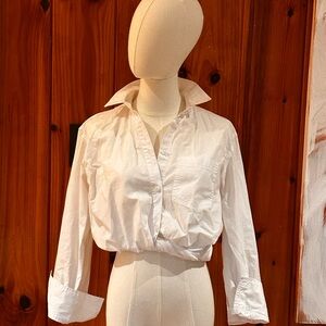 J. Crew Crisp White Button-Down Shirt